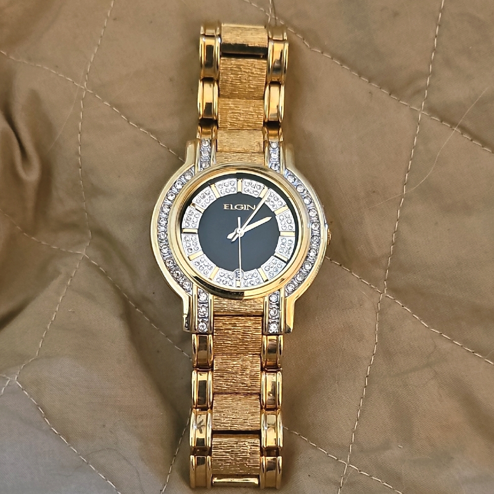 Elgin Gold Tone Watch